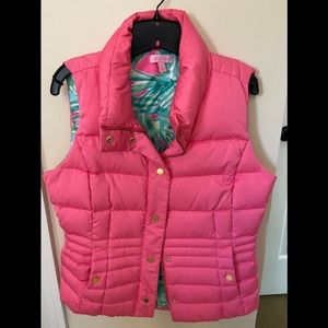 EUC Lilly Pulitzer vest size large pink
